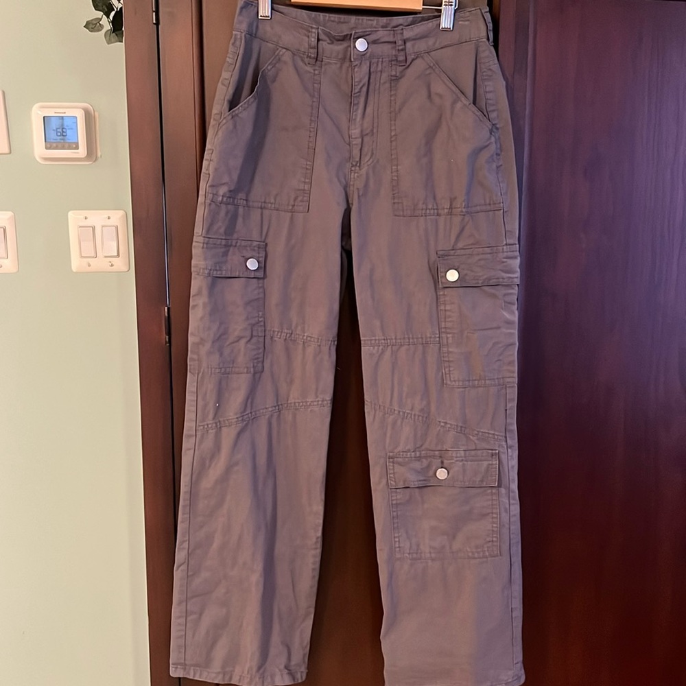 SHEIN Gray Cargo Pants